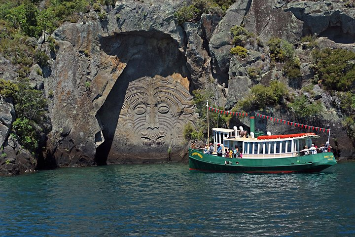 Lake Taupō Māori Rock Carvings Scenic Cruise aboard Ernest Kemp - Photo 1 of 6